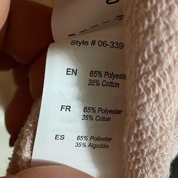 Urban Planet SWS Pink Cropped Sweatshirt - Picture 4 of 5